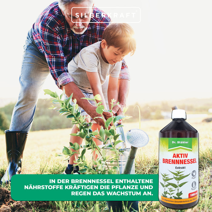 Estratto attivo di ortica: rafforzamento naturale delle piante per una crescita sana