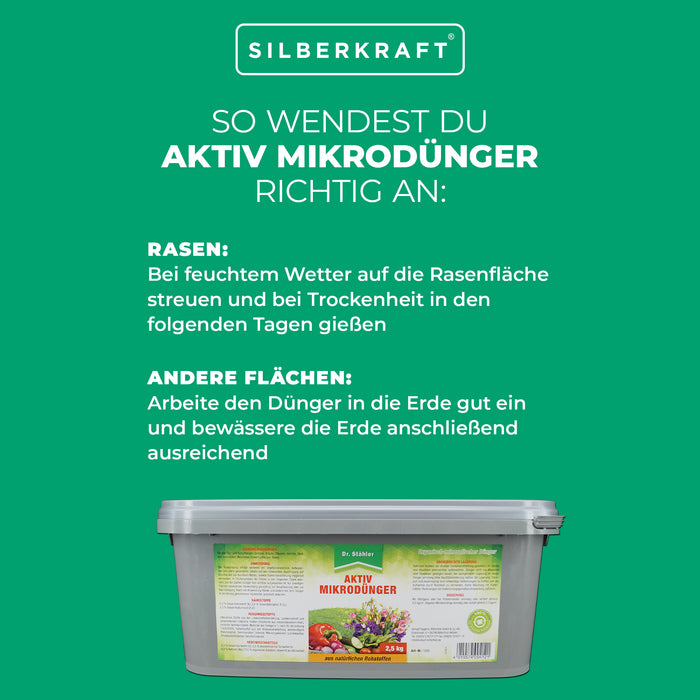 Microfertilizzante attivo per piante ornamentali e utili sane - solido