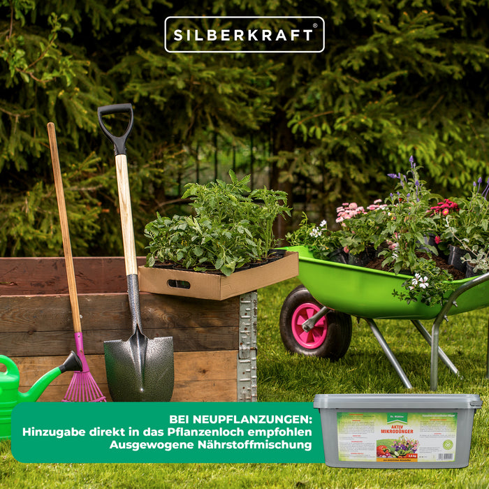 Microfertilizzante attivo per piante ornamentali e utili sane - solido