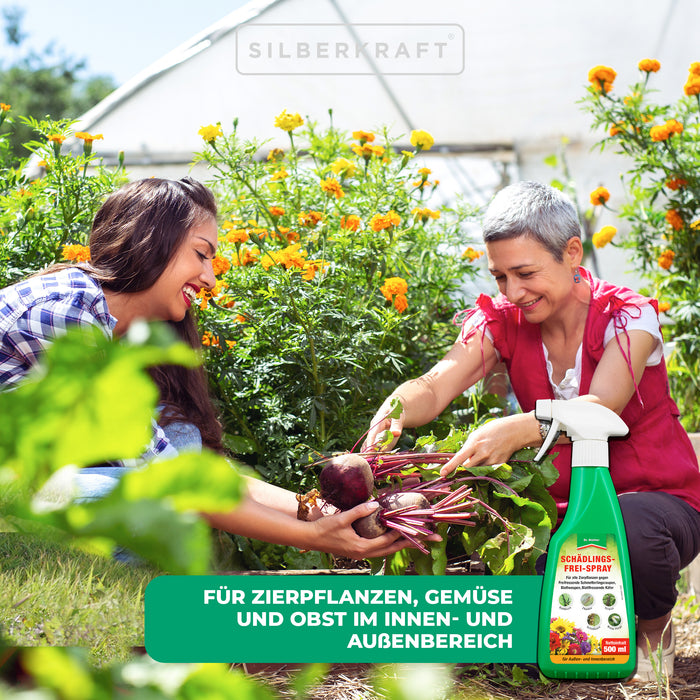 Efficace spray antiparassitario per un ambiente vegetale protetto senza acari e afidi