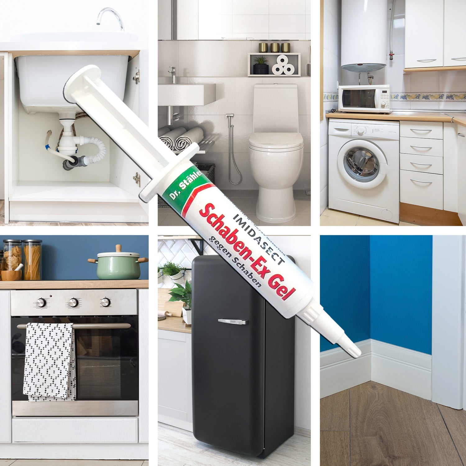 Effektives Schaben-Ex Gel gegen Schabenbefall | Kakerlaken Gek