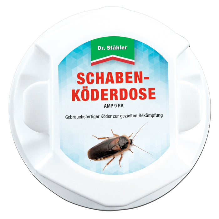 Schaben-Köderdose für Innenräume gegen die deutsche Schabe, gemeine Küchenschabe und Amerikanische Großschabe