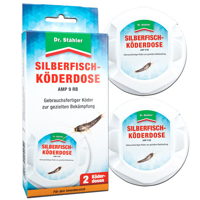 Effektive Silberfisch-Köderdose für Küchen, Bäder und andere Innenräume