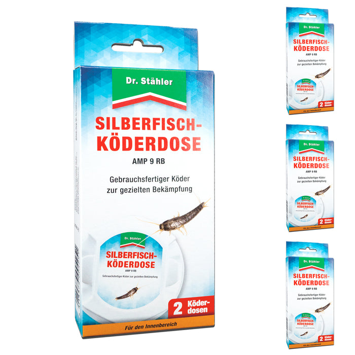 Effektive Silberfisch-Köderdose für Küchen, Bäder und andere Innenräume