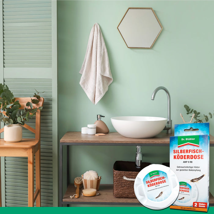 Effektive Silberfisch-Köderdose für Küchen, Bäder und andere Innenräume