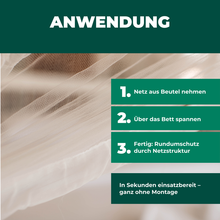 Zanzariera per letto, viaggio, esterno e campeggio