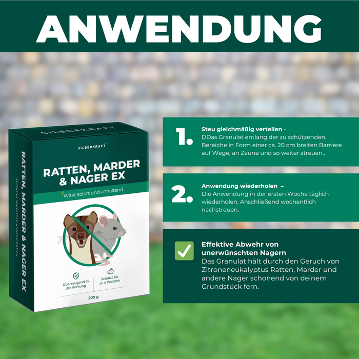 Ratten, Marder & Nager Ex Granulat