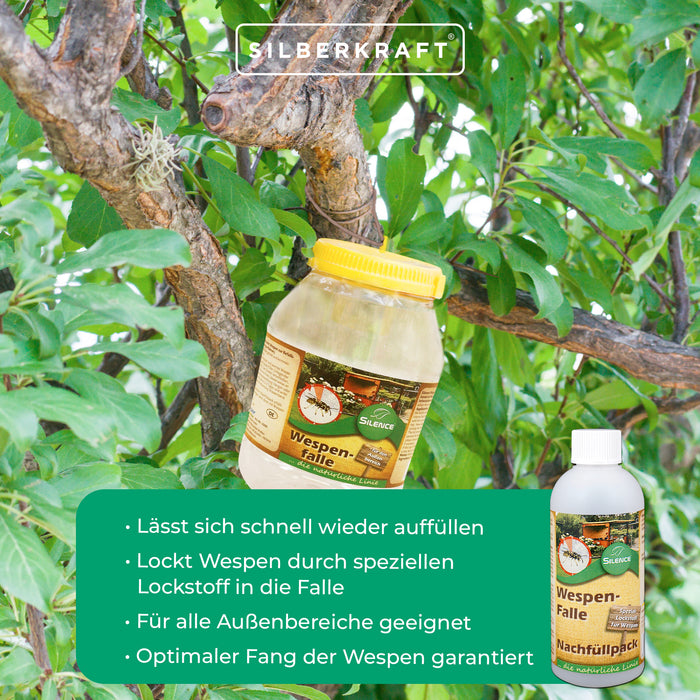 Nachfüllpack Silence Wespenfalle: Wirksamer Schutz vor lästigen Wespen