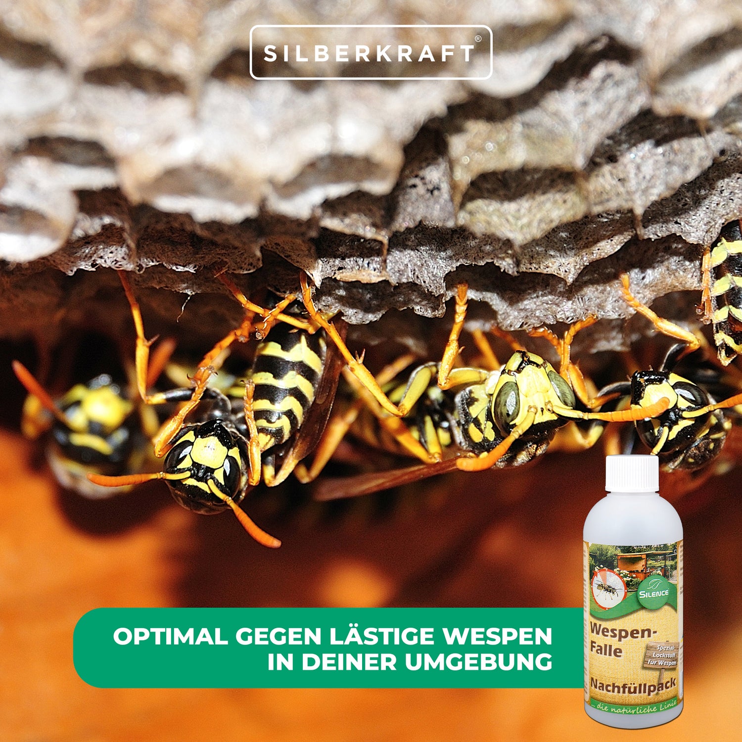 Nachfüllpack Silence Wespenfalle: Wirksamer Schutz vor lästigen Wespen