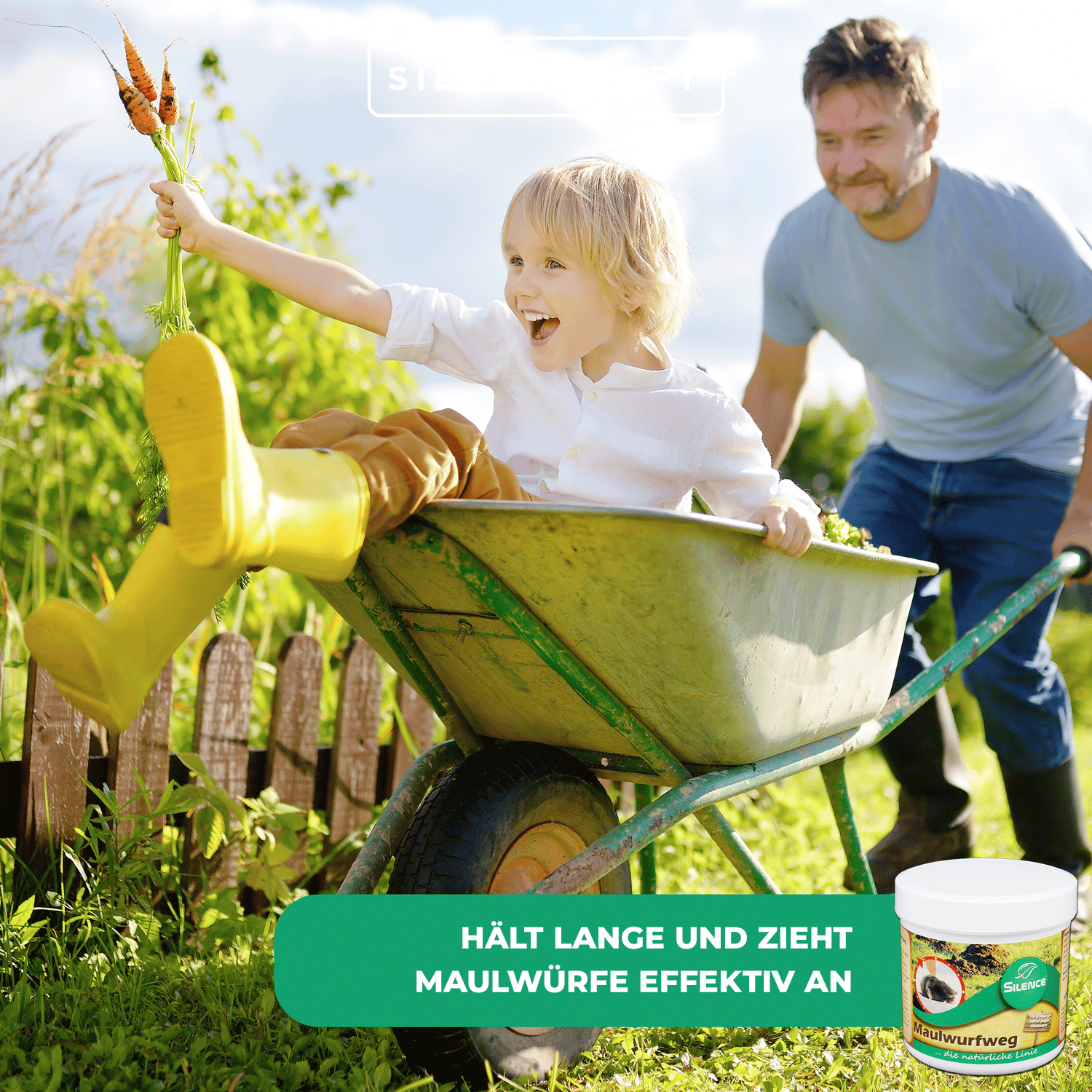 Silence Mole Path : dissuasif efficace contre les taupes pour le jardin