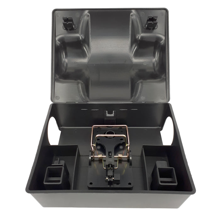 Dépôt d'appâts pour rats efficace avec piège à pression pour les espaces intérieurs et extérieurs