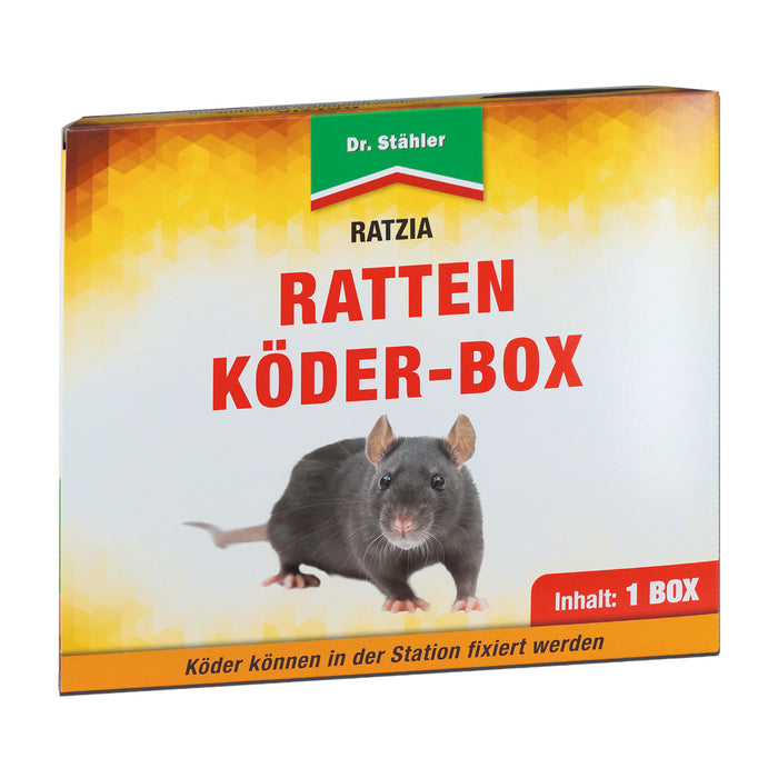 Boîte à appâts pour rats Ratzia : pour l'application professionnelle d'appâts pour rats à l'intérieur et à l'extérieur