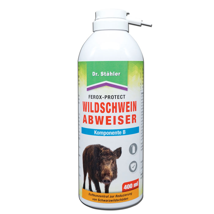 Spray répulsif contre les sangliers Ferox-Protect - composant B pour la protection contre les sangliers sur la propriété
