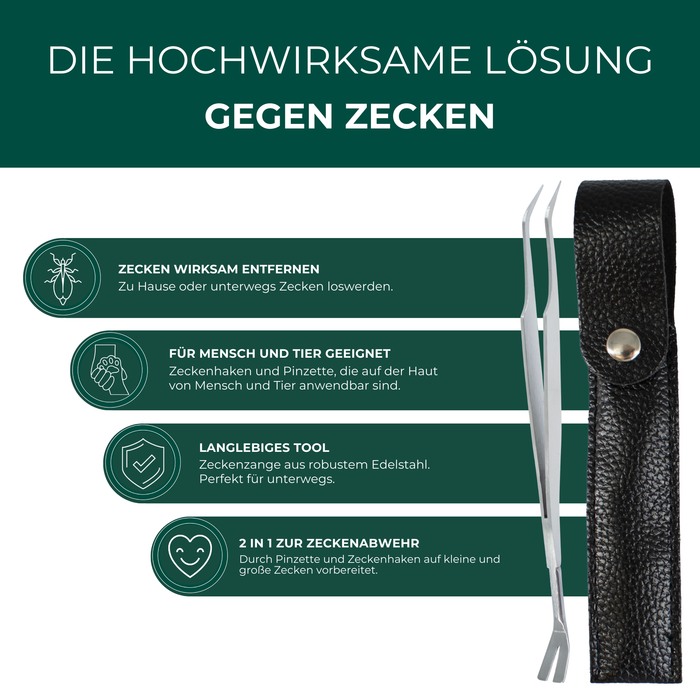 Pince à tiques premium