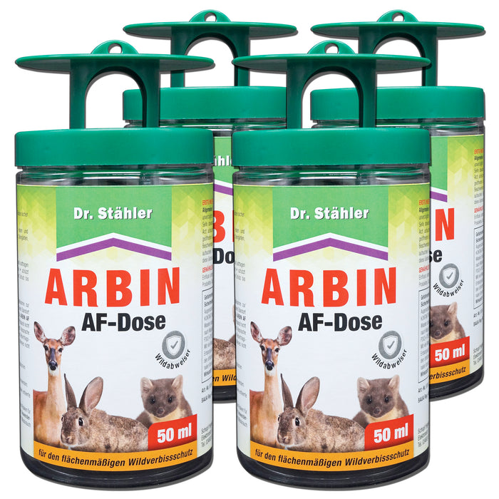 Arbin AF Dose: Effektive Wildabwehr vor Rehwild, Rotwild, Hasen, Kaninchen und Mardern