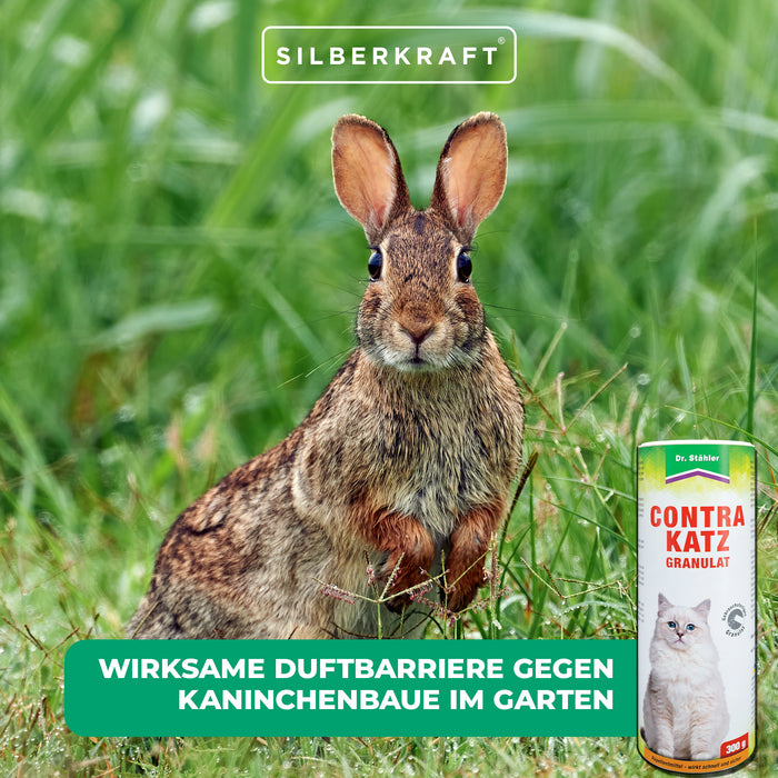 Contra Katzen-Granulat: Effektiver Schutz vor Katzen, Hunde und Kaninchen rund um dein Haus