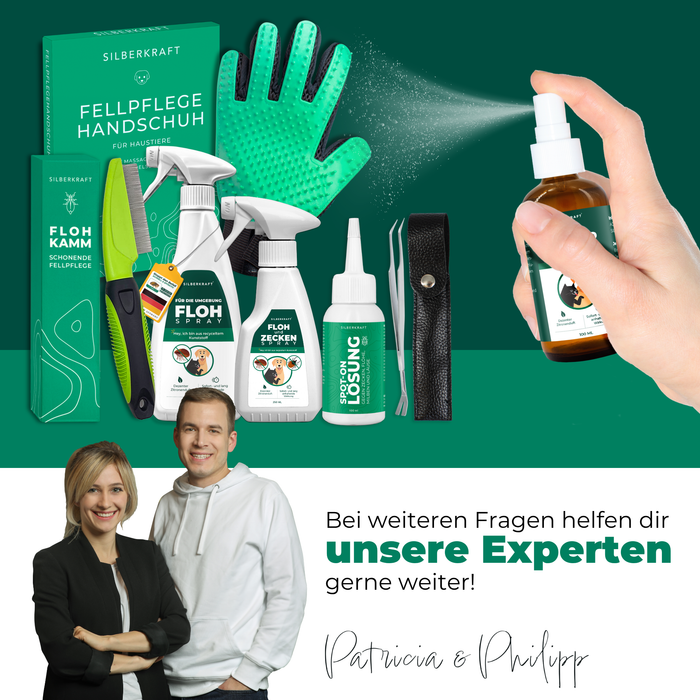 Kolloidales Silberspray 100 ml - Spray zur Wundheilung - Hautpflege bei Ungezieferbefall, Juckreiz, Infektionen, Entzündungen - für Hunde, Katzen, Nagetiere und andere Haustiere