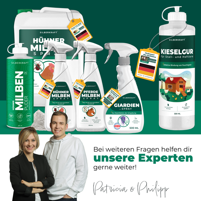 Kieselgur für Hühner & Hoftiere