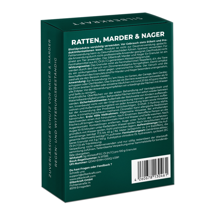 Ratten, Marder & Nager Ex Granulat