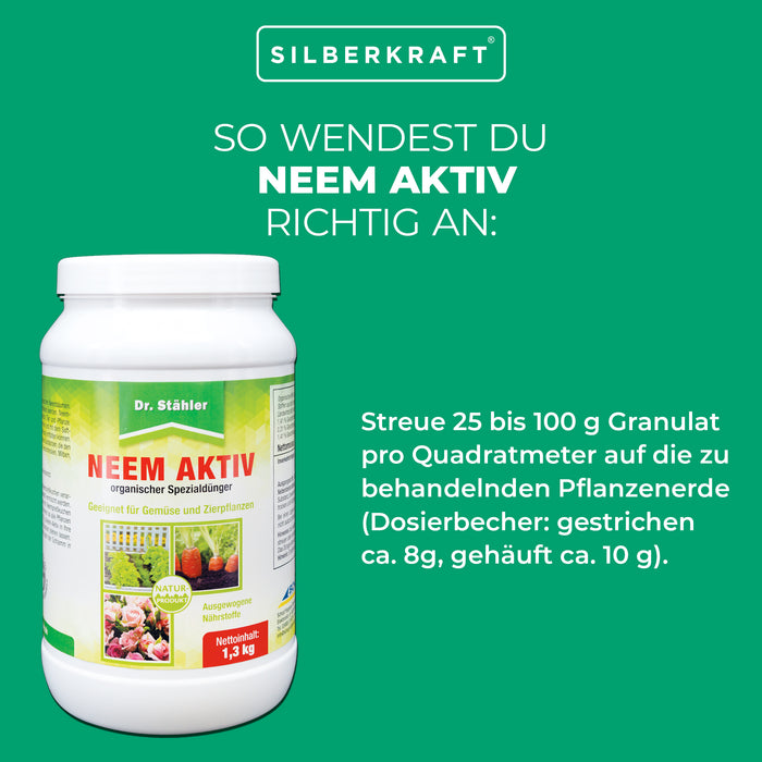 Neem Aktiv: Spezialdünger-Granulat für Gemüse und Zierpflanzen