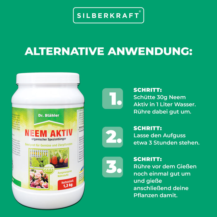 Neem Aktiv: Spezialdünger-Granulat für Gemüse und Zierpflanzen