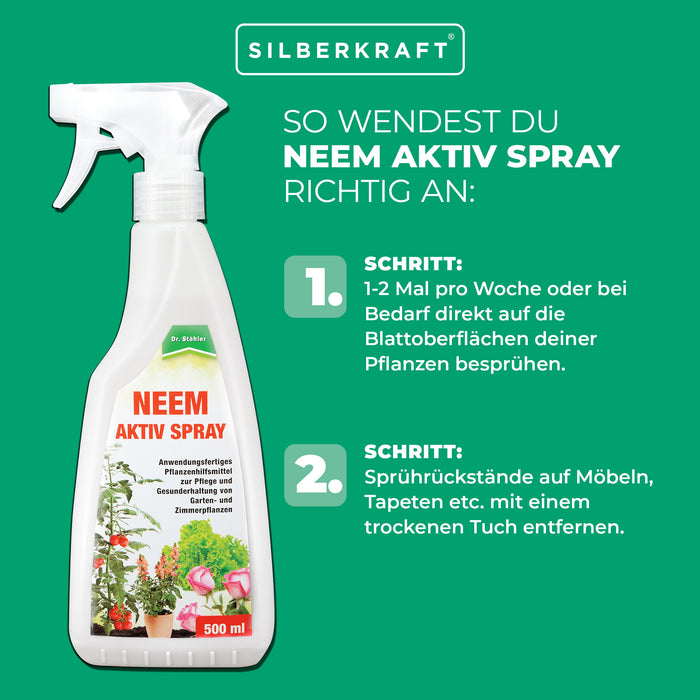 Neem Active Spray: cura e mantieni la salute delle piante da giardino e da appartamento
