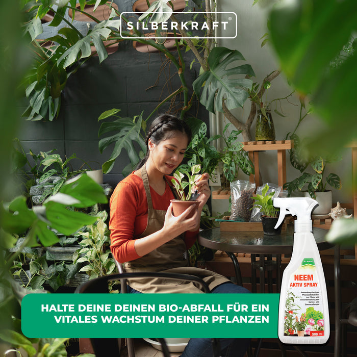 Neem Active Spray: cura e mantieni la salute delle piante da giardino e da appartamento