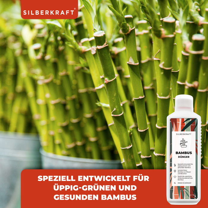 Bambusdünger - Mineralischer NPK Flüssigdünger mit Stickstoff - Dünger für Bambus - Bambus düngen