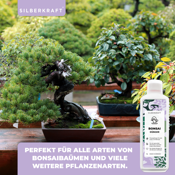 Bonsaidünger - Mineralischer NPK Flüssigdünger mit Stickstoff - Dünger für Bonsai - Bonsai Ficus Dünger