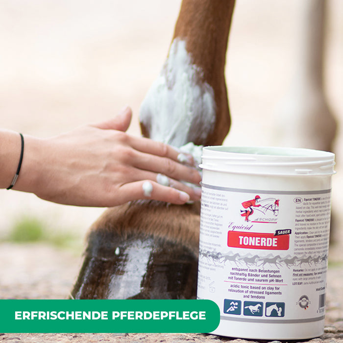 Equicid Clay: cura rinfrescante del cavallo per il relax e la rigenerazione