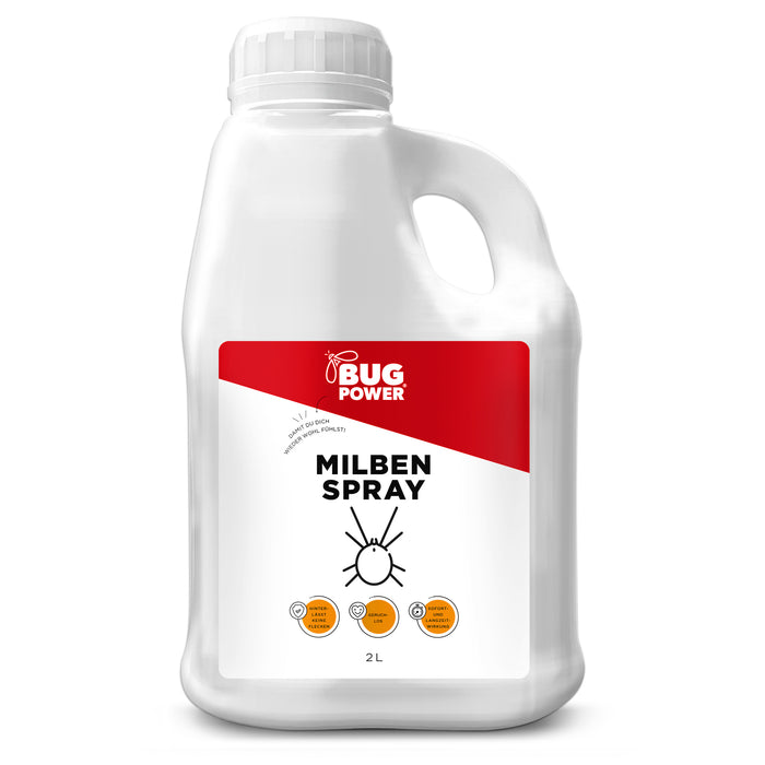 Spray anti-acariens BugPower pour textiles 500 ml - ne laisse pas de taches