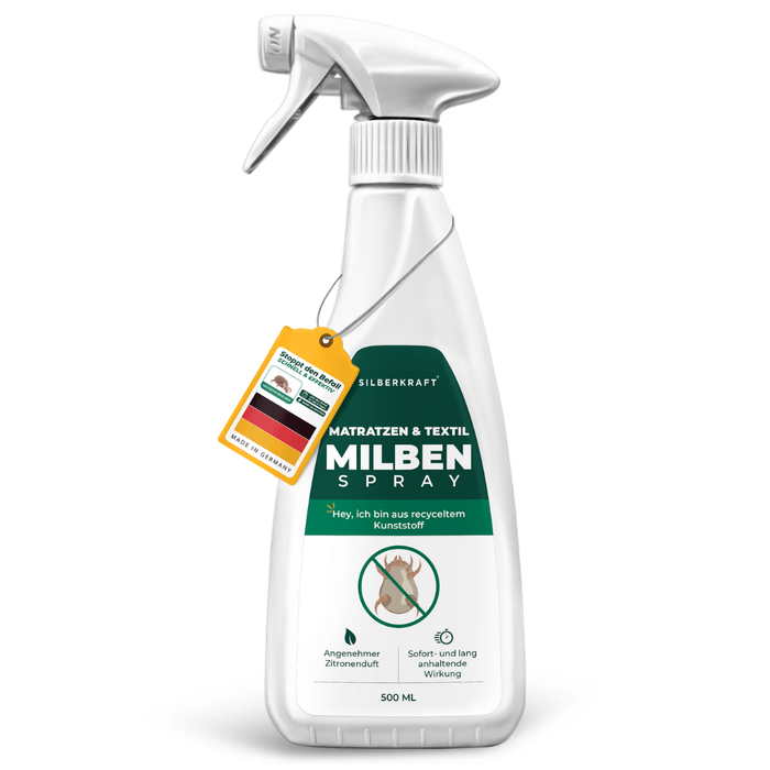 Milbenspray für Matratzen & Textil - Milben im Bett vertreiben