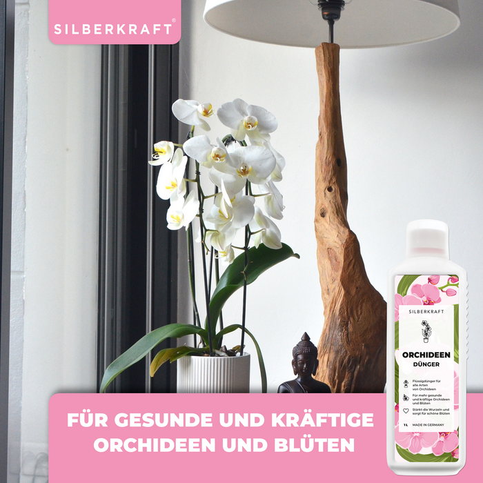 Orchideendünger - Mineralischer NPK Flüssigdünger mit Stickstoff - Dünger für Orchideen - Orchideen düngen