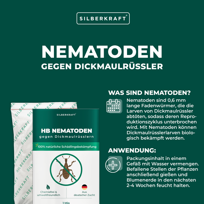 HB Nematoden zur Bekämpfung von Dickmaulrüsslern &  Engerlingen