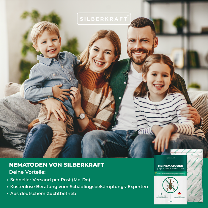 HB Nematoden zur Bekämpfung von Dickmaulrüsslern &  Engerlingen