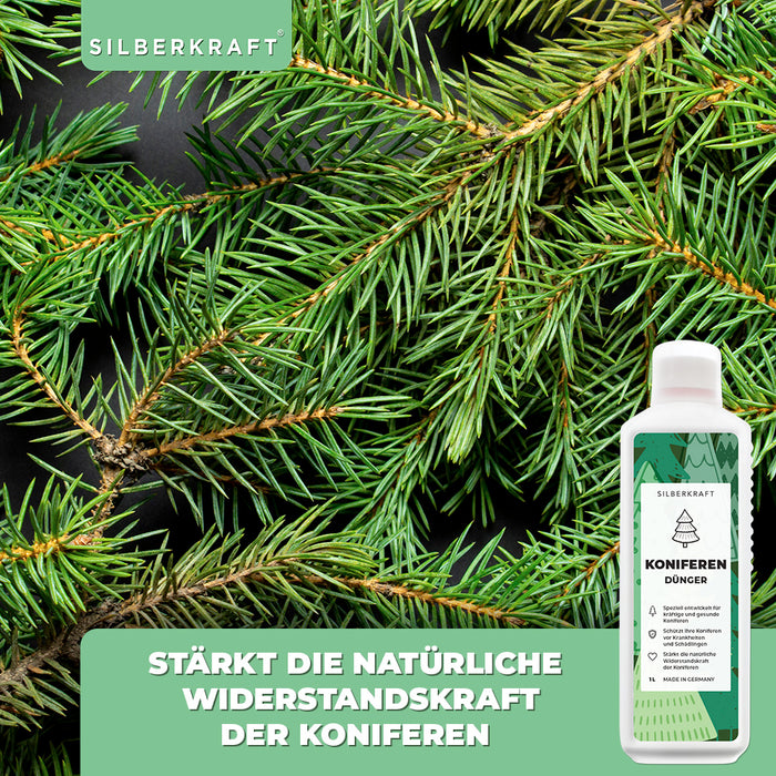 Koniferen Dünger - Mineralischer NPK Flüssigdünger mit Stickstoff - Dünger für Koniferen - Thuja düngen
