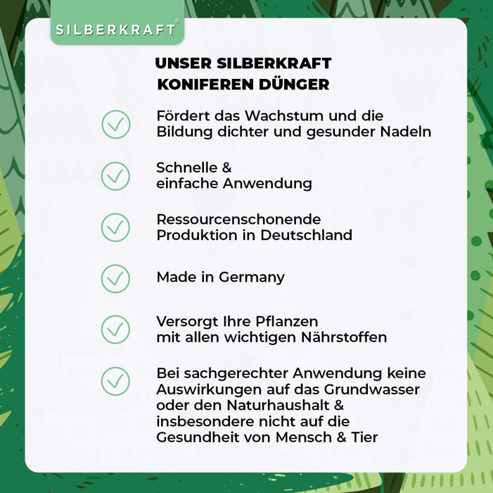 Koniferen Dünger - Mineralischer NPK Flüssigdünger mit Stickstoff - Dünger für Koniferen - Thuja düngen