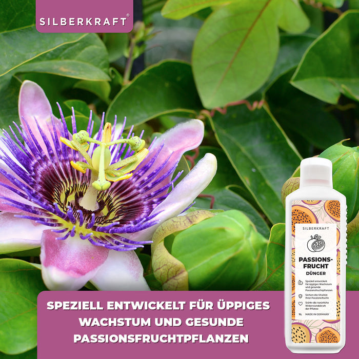 Passionsfrucht Dünger - Mineralischer NPK Flüssigdünger mit Stickstoff - Dünger für Passionsfruchtpflanzen - Maracuja Dünger - Passionsblumen Dünger - Exotischer Pflanzendünger