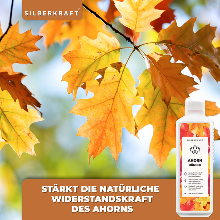 Ahorn Dünger - Mineralischer NPK Flüssigdünger mit Stickstoff - Dünger für Ahornbaum - Fächerahorn düngen - Japanischer Ahorn düngen