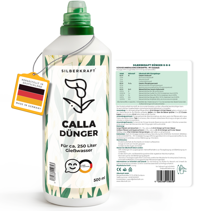 Calla Dünger - Flüssigdünger für kräftige Blüten & gesundes Wachstum