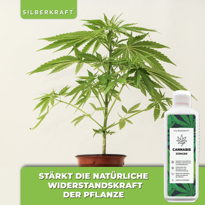 Cannabis Dünger - Mineralischer NPK Flüssigdünger mit Stickstoff - Dünger für Cannabispflanzen - Hanf Dünger