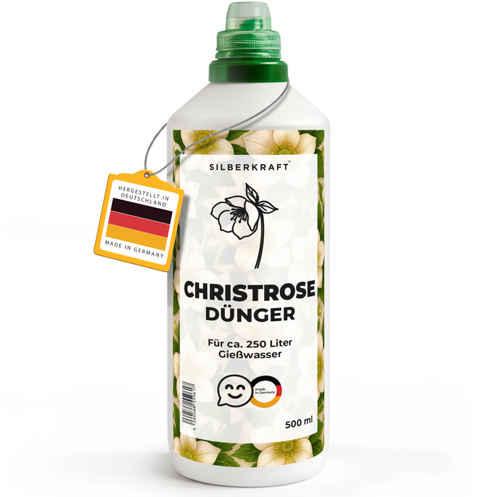 Christrose Dünger – Flüssigdünger für kräftiges Wachstum & langanhaltende Blüte