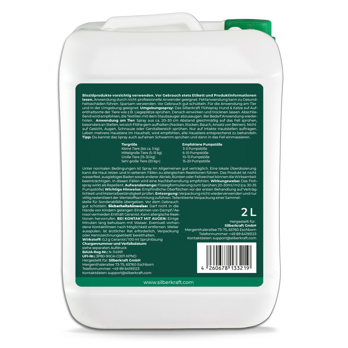 Flohspray Hunde & Katzen