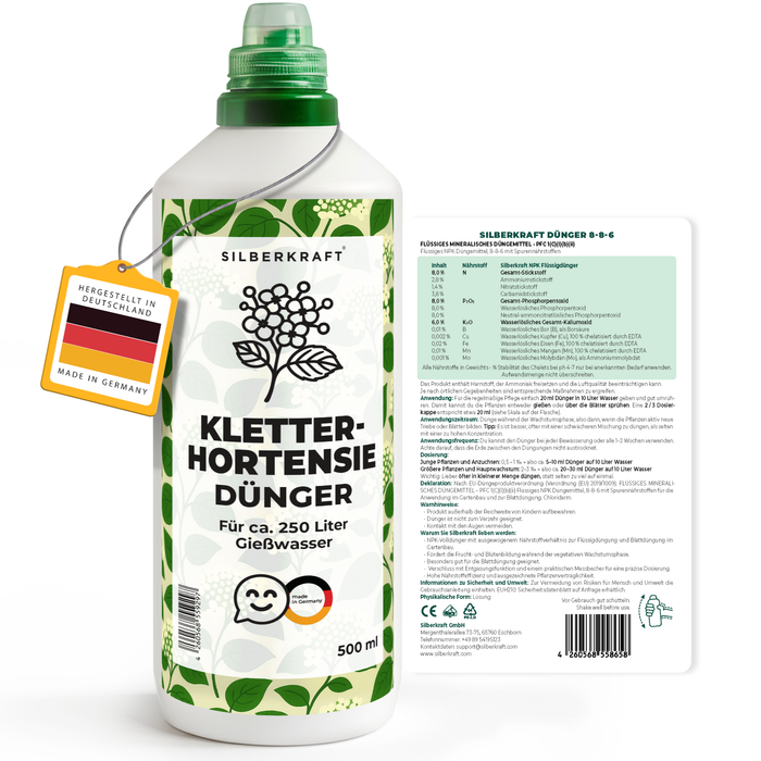 Kletterhortensie Dünger