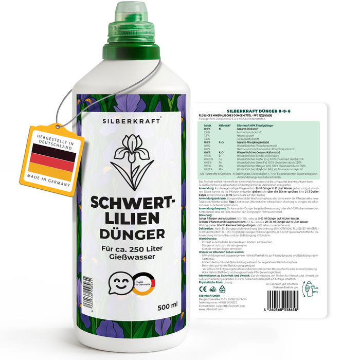 Schwertlilien Dünger