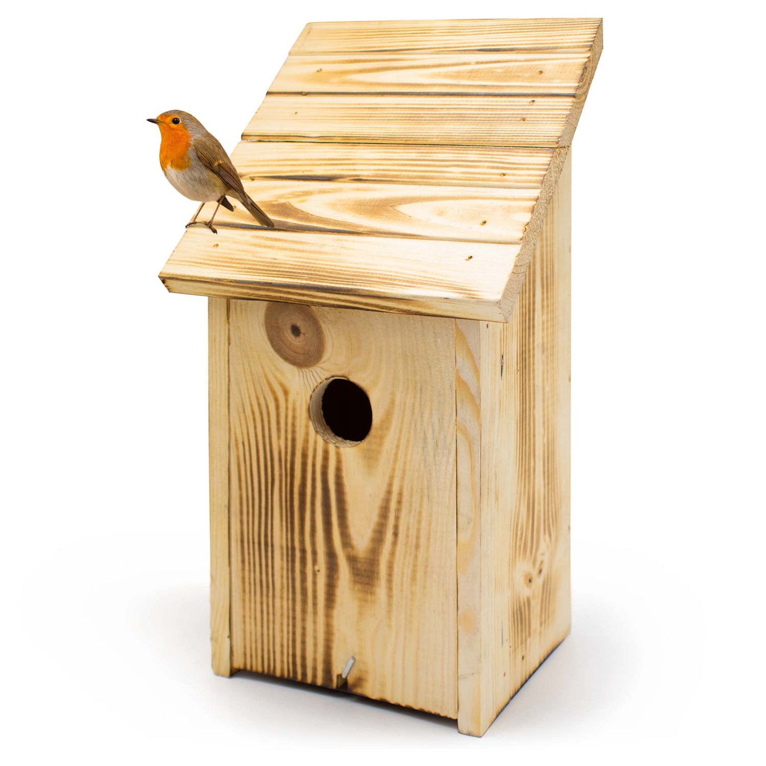 Nistkasten aus massivem Holz zum Aufhängen