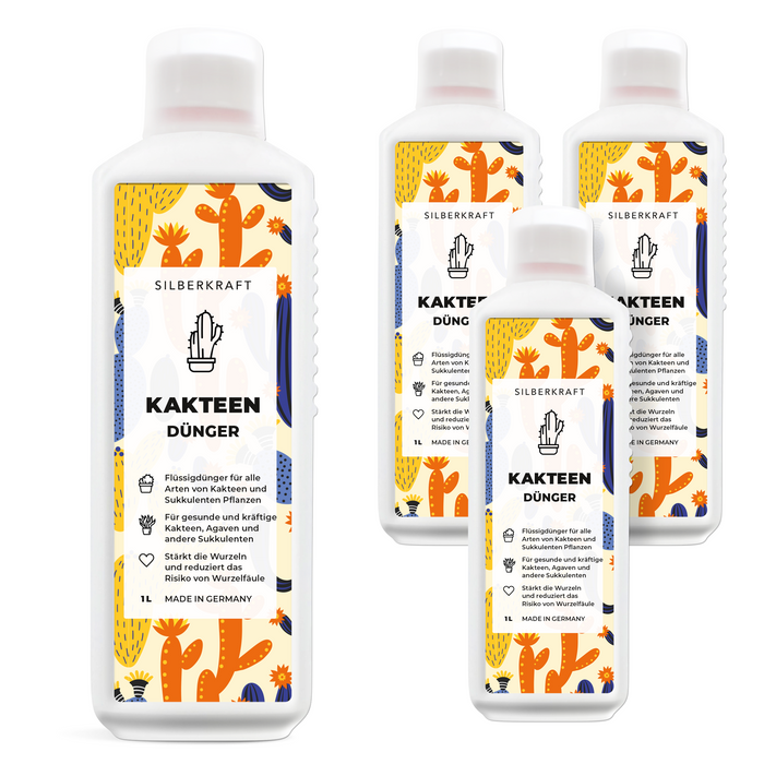 Concime per cactus da 1 litro per tutti i tipi di cactus, agavi e altre piante grasse
