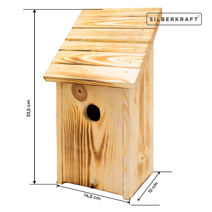 Nistkasten aus massivem Holz zum Aufhängen