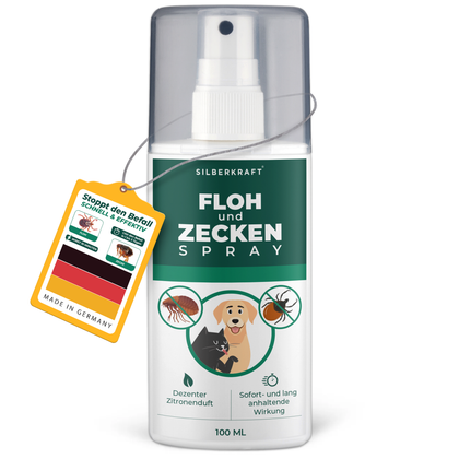 Spray anti-puces et anti-tiques pour chiens et chats