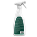 Rückseite der Silberkraft Flohspray-Flasche mit detaillierten Anweisungen zur Anwendung und Inhaltsstoffen.